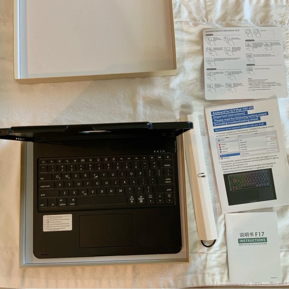 F17 Wireless Keyboard For IPad 12.9